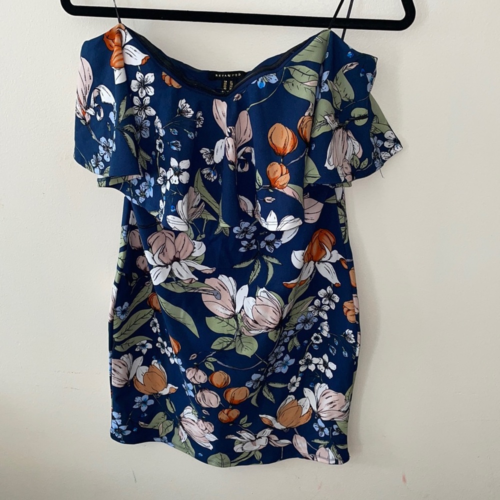 Off the shoulder floral dress